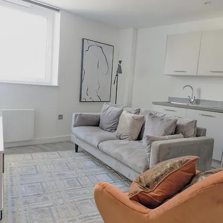 Apartment Modern 1 Bed Apt - 15 Mins To Solihull Centre Birmingham
